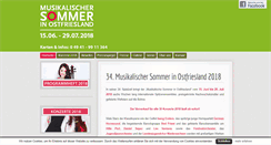 Desktop Screenshot of musikalischersommer.com